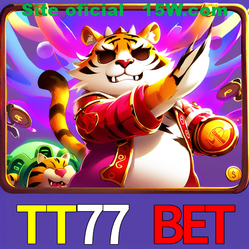 Imagem promocional da TT77 Bet mostrando a plataforma e suas vantagens